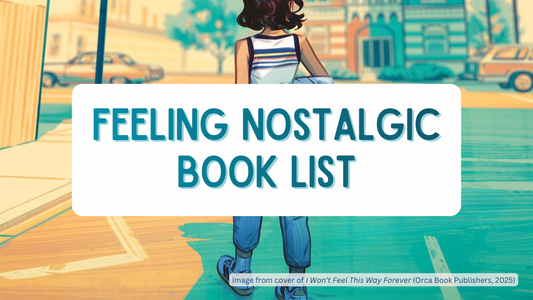 Digital graphic featuring cover illustration of I Won't Feel This Way Forever (Orca Book Publishers, 2025)