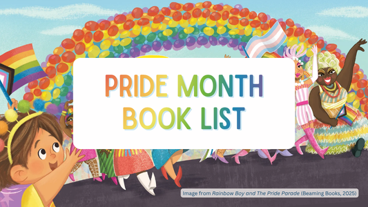 Feature image with illustration from Rainbow Boy and The Pride Parade (Beaming Books, 2025)